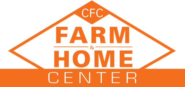 CFC Farm & Home, Orange and White logo. Farm Store in Virginia.