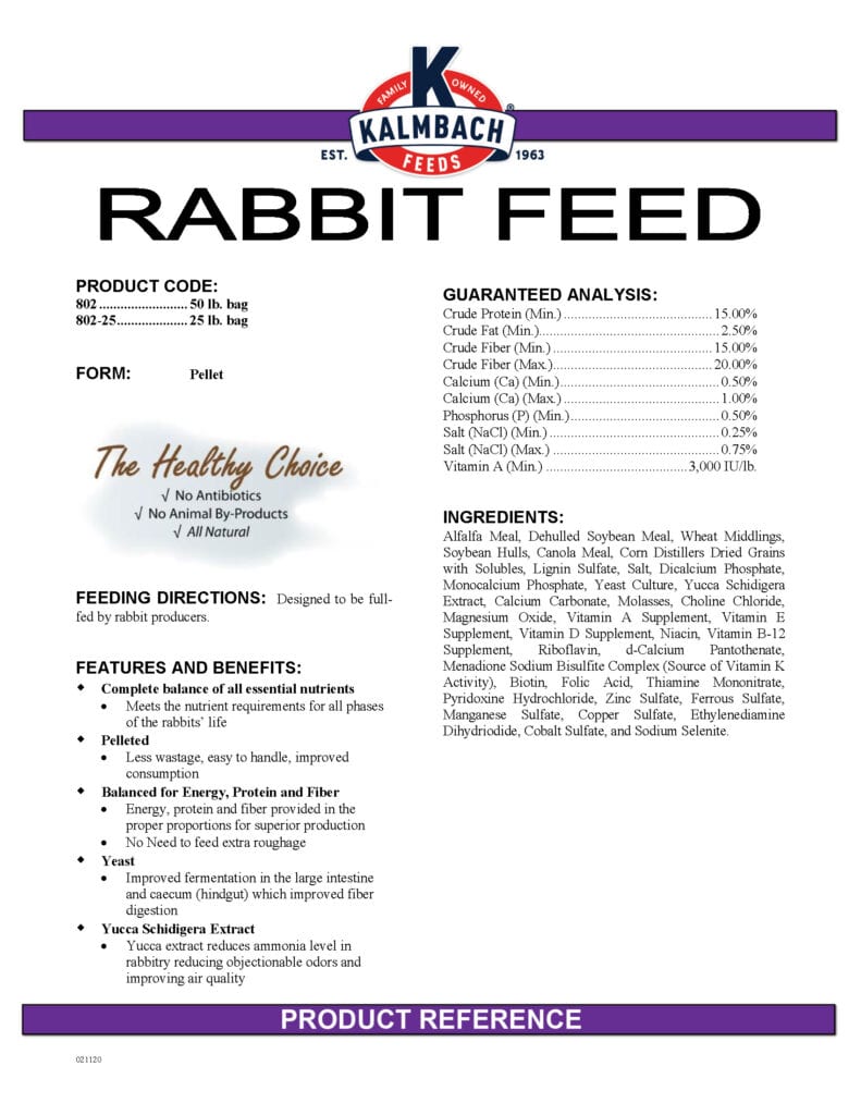 Kalmbach Rabbit Feed